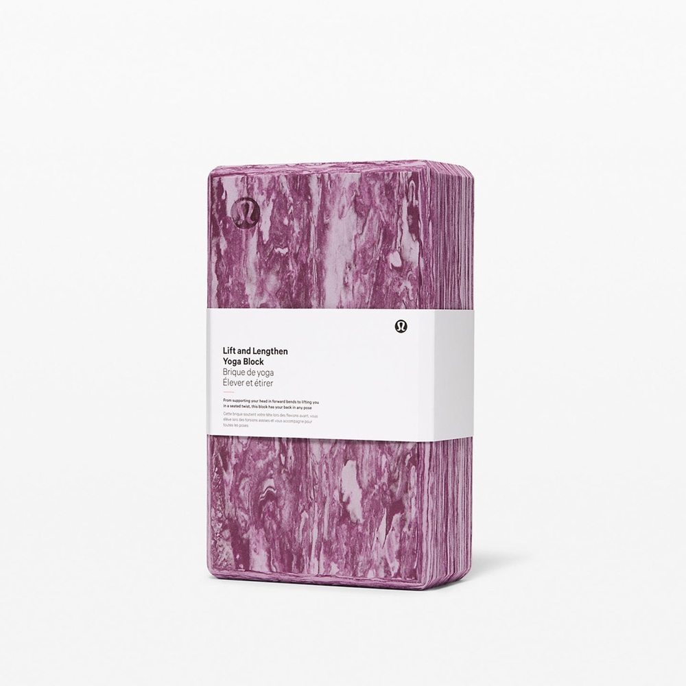 2 Lululemon lift and lengthen yoga block